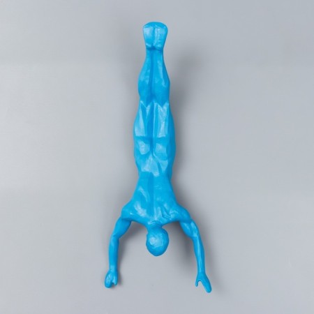 Souvenir Polystone "Free fall" Blue 30x12x9 cm