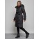 Coat insulated winter female, size 48, black color