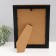 Photo frame Plastic "Grace" 21x30 cm, gold (plastic screen)