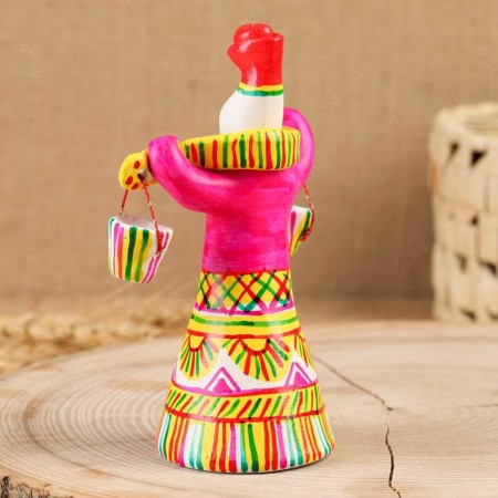 Filimonovskaya toy "Baryna with a rocker"-8