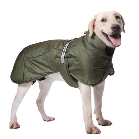 Popon for large dogs, membrane fabric, size XL (DS 35, Osh 38, OG 56-66 cm), khaki-2