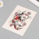 Tattoo on the body color "Carp" 26.1x14.6 cm