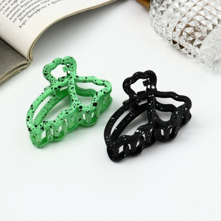 Hair crab "Florence" butterfly, 6.5 cm, mix-1