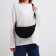 Youth bag with zipper, black color