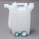 Food canister "Barry", 10 l, with a drain, white