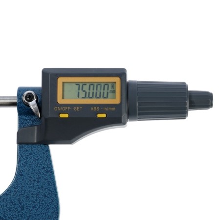 Micrometer electronic tundra, metal, range 75-100 mm, measurement step 0.001 mm-6