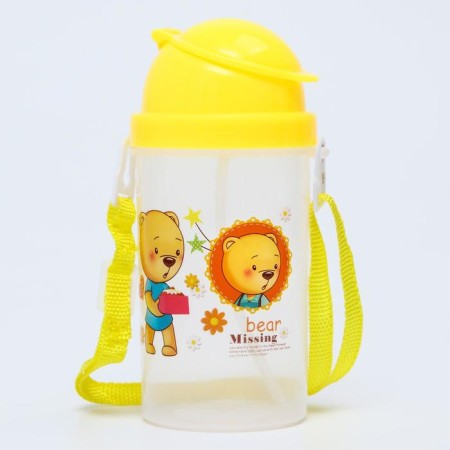 Baby chipper with silicone tube, 350 ml., Mix color-1
