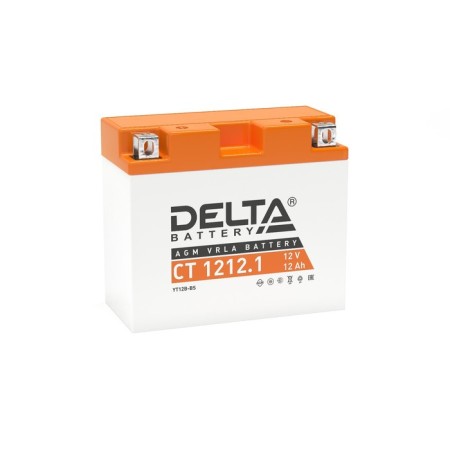 DELTA Battery ST1212.1 (YT12B -BS) 12 V, 12 Ah straight (+ -)