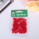 A set of glossy beads "Astra" 50 pcs, 8 mm, red
