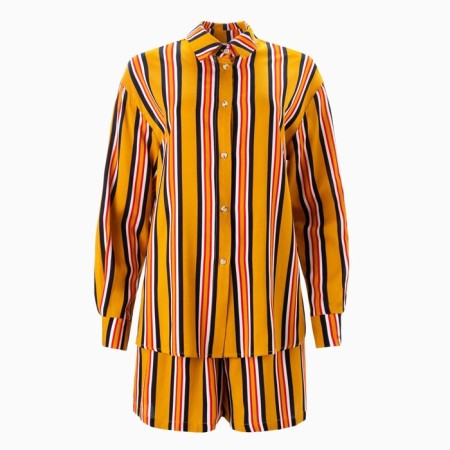 Women's costume (shirt, shorts) minku: enjoy yellow color, size 44-5