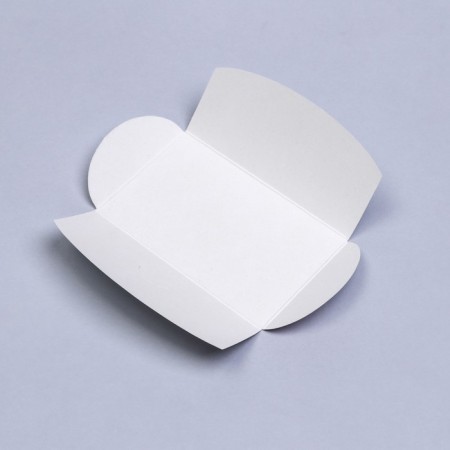 An envelope for a certificate with embossing "Happiness is" 10.5 x 7-3