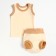Kit (T -shirt, panties on the diaper) for children, beige color, height 80 cm