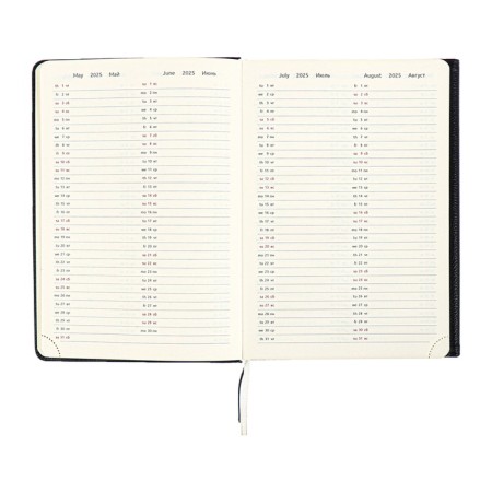Dated diary 2024 A5 176 sheets, Devente.tudor, solid cover of artificial leather, lies, cream block 70 g/m2, black-13