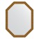 Mirror in the baguette frame, vignette aged gold 56 mm, 70x90 cm