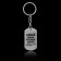 Key keychain token "The best", 9.5 x 2.7 cm