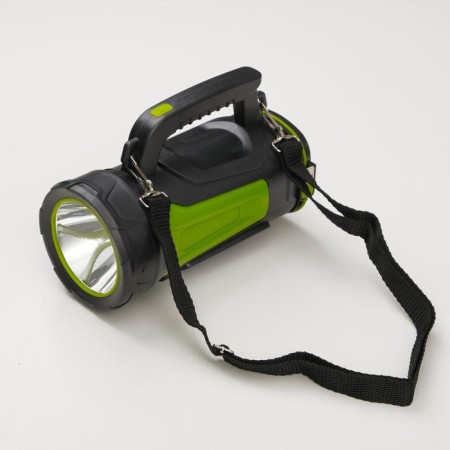 Manual battery flashlight, 15 watts, 1200 mAh, USB, charge indicator, 3 modes-2