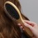 Massage comb “SWAR”, 8.2 × 23.3 cm, color “Light Wood”/Black