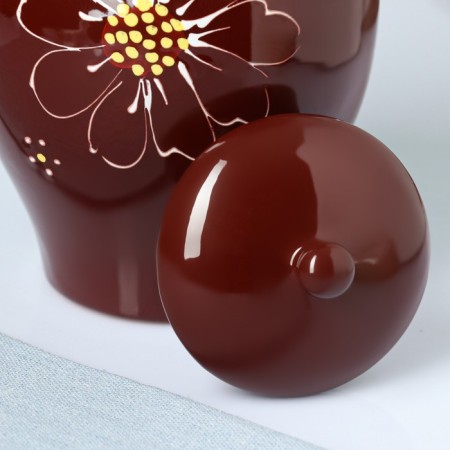 Badge "summer cottage" 1.4l / 22.5x13.5cm, chamomile brown-2