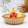 Basket for fruits and bread of the milking “milk chocolate”, D = 27 cm