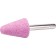 Sharoshka abrasive conical Encor 21662, 20x18, shank 6 mm, metal