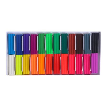 Soft plasticine (wax) calligrata, 24 colors, 360 g-3