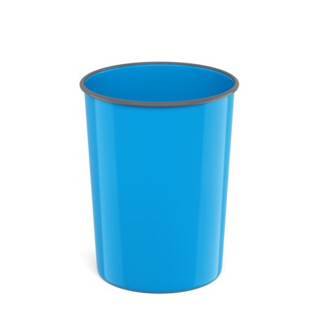 Papers and garbage basket 13.5 liters Erichkrause "Bubble Gum", cast, blue
