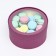 Gift box "Frilly" plum, plastered with a window, 21 x 11 cm