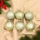 Set of balls plastic D-5.5 cm, 6 pcs "Fat of Magic" Green