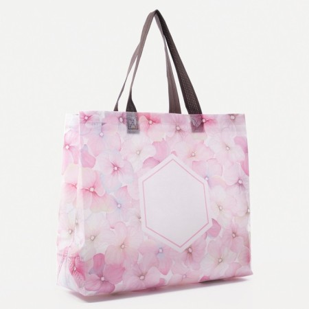 Household bag without lightning, pink color