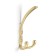 Furniture hook CAPPIO Pigtail, three -rod, satin gold color