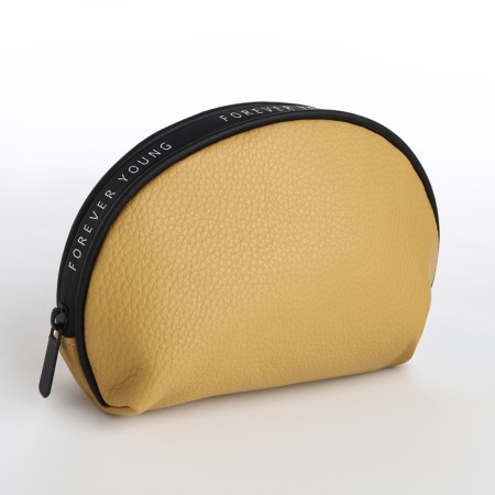 Lightning cosmetic bag, beige color
