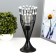 Night Cup LED from AAA batteries Black 10x10x26.5 cm Risalux