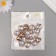 Decor for creativity plastic for metal "Heart with crystal" Gold set 20 pcs 2x1.5x0.6cm