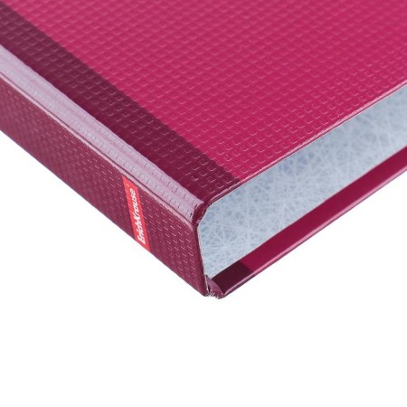 Folder on 2 rings A4, Erichkrause Work Inside, 35 mm, 1750 microns, laminated, solid cover, burgundy-3