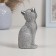 Figure "Cat in silver", 15 cm