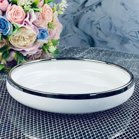 Deep plate Lenardi Multicolor, Porcelain, D = 23 cm