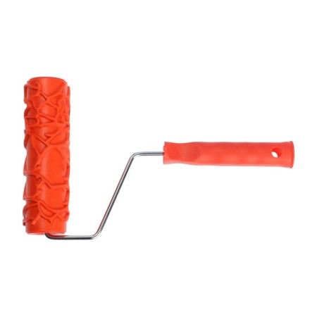 Decorative tundra roller, rubber, "kracla", handle d = 6 mm, 180 mm-5