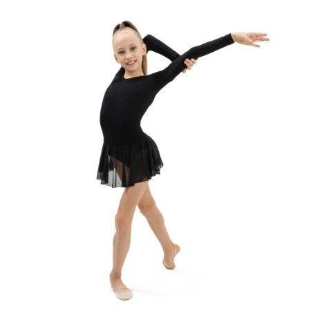 A swimsuit for gymnastics and dancing Grace Dance, p. 28, black color-3