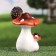Garden figure "Hedgehog on the mushroom" 10x11x21cm