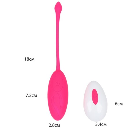 Vibroyaito Oka-Chopka, 7 x 3.5 cm, 10 modes, PDU, silicone, pink-1