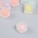 Plastic beads "Cube with a colored middle" matte mix 20 g d = 1.2 cm