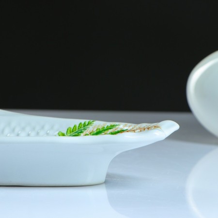 Selte dish 39cm, white mix color-5