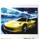 Picture on numbers on canvas with a subframe "Cool car" 20x30 cm