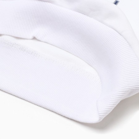 Sweatshirt for girls, white color, height 122-128 cm-9
