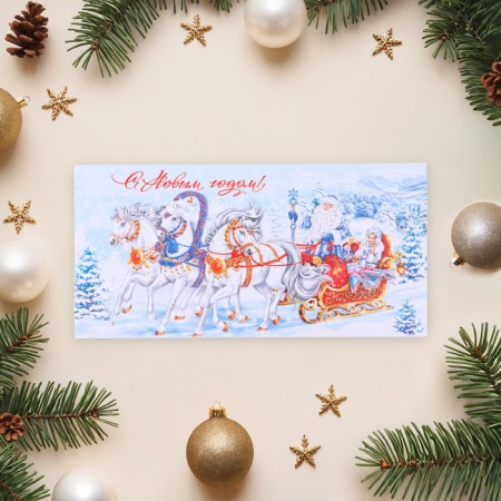 Money envelope "Happy New Year!" Sani, 17 x 8 cm-1
