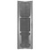 PPK parapet for a fence span of 0.5 brick, 50 × 13 × 1.5 cm, graphite, “flexible tile”