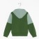 Sweatshirt for a boy, the color is gray-green, height is 104 cm