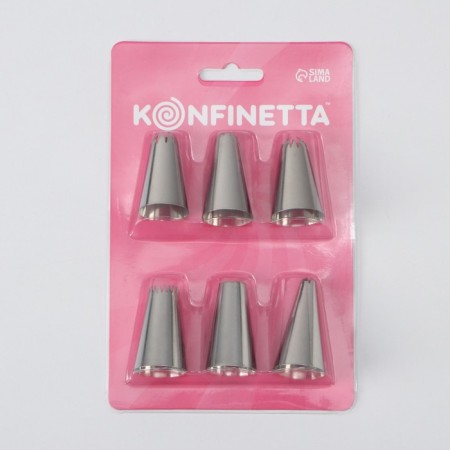A set of pastry tanks Konfinetta, D = 2.5 cm, 6 pcs-3