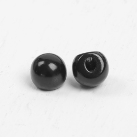 The eyes are sewing, set of 12 pcs., Size 1 pc. - 1.6 cm, black color