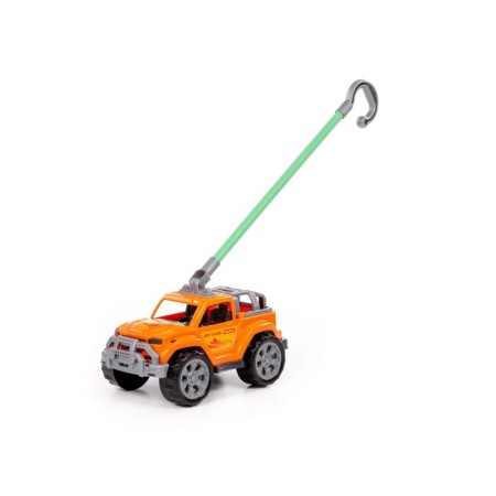Car-car "Legionnaire" with a handle, color orange
